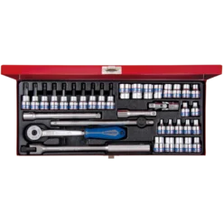 Coffret 3/8" Douilles 34 Pièces King Tony - 3534MR01