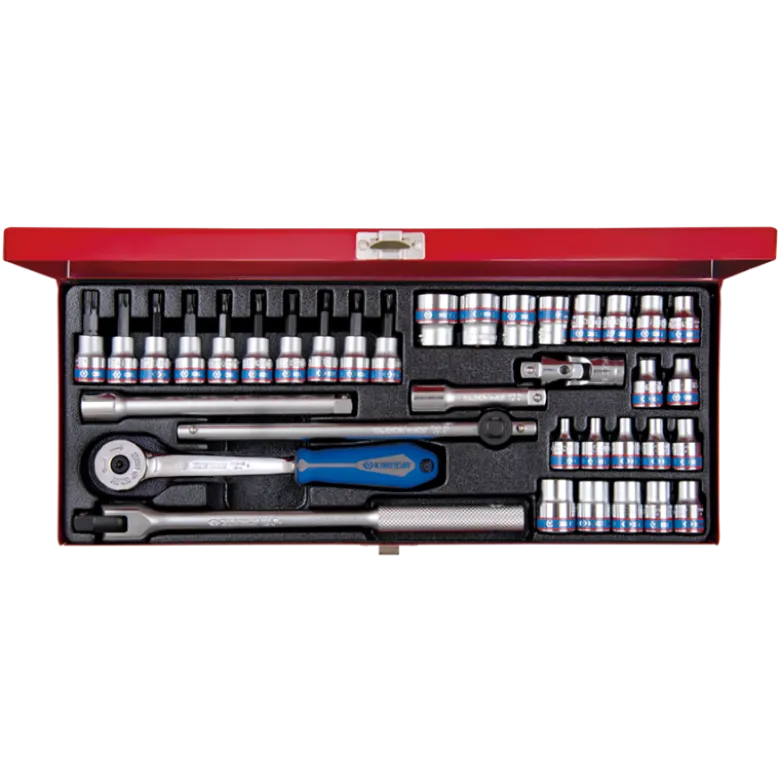 Coffret 3/8" Douilles 34 Pièces King Tony - 3534MR01