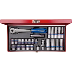 Coffret Douilles 3/8" 26 Pièces King Tony - 3527MR01