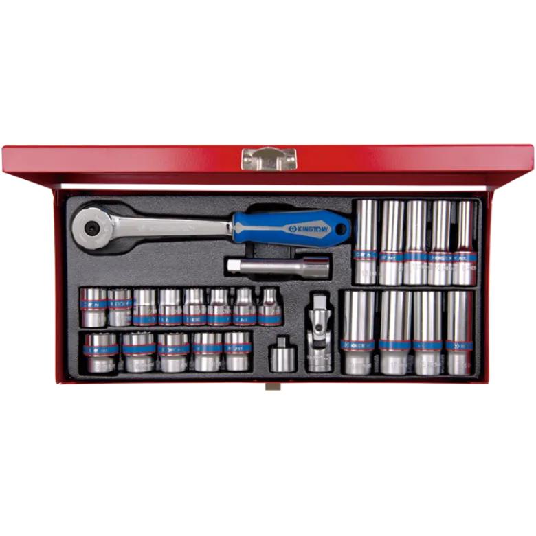 Coffret Douilles 3/8" 26 Pièces King Tony - 3527MR01