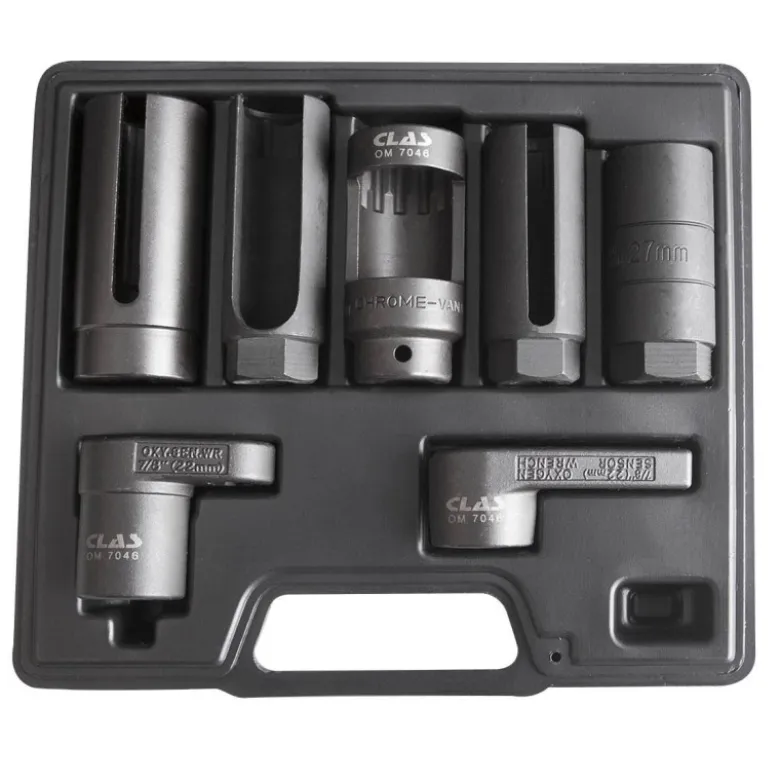 Coffret 7 douilles pour sondes lambda CLAS OM 7046