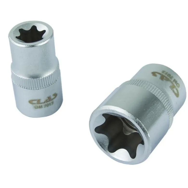Coffret douilles 1/2" torx e10 a e24 (9 pcs) CLAS OM 7013