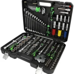 Coffret d'outillage 1/4"+3/8"+1/2" 132pcs spécial automobile COMPETITION - 512.0132