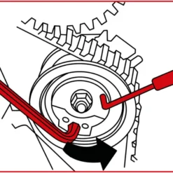 Coffret d'outils de révision du moteur - VAG 1.6/2.0 TDI CR KS TOOLS 400.2100