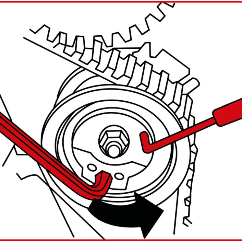 Coffret d'outils de révision du moteur - VAG 1.6/2.0 TDI CR KS TOOLS 400.2100