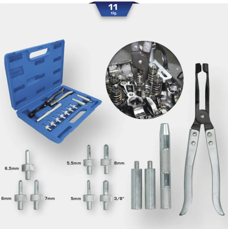 Coffret d'outils pour changement des joints de soupape 11 pcs BRILLIANT TOOLS - BT541100