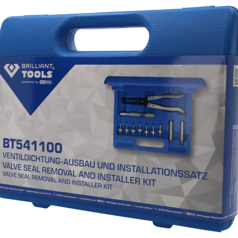 Coffret d'outils pour changement des joints de soupape 11 pcs BRILLIANT TOOLS - BT541100