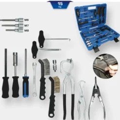 Coffret d’outils pour tambours et disques de frein 15 pcs BRILLIANT TOOLS - BT701250