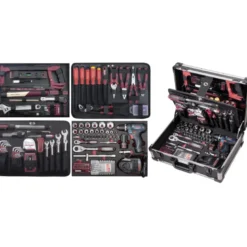 Coffret d'outils professionnels avec perceuse BOSCH 264 pièces KRAFTWERK 3949