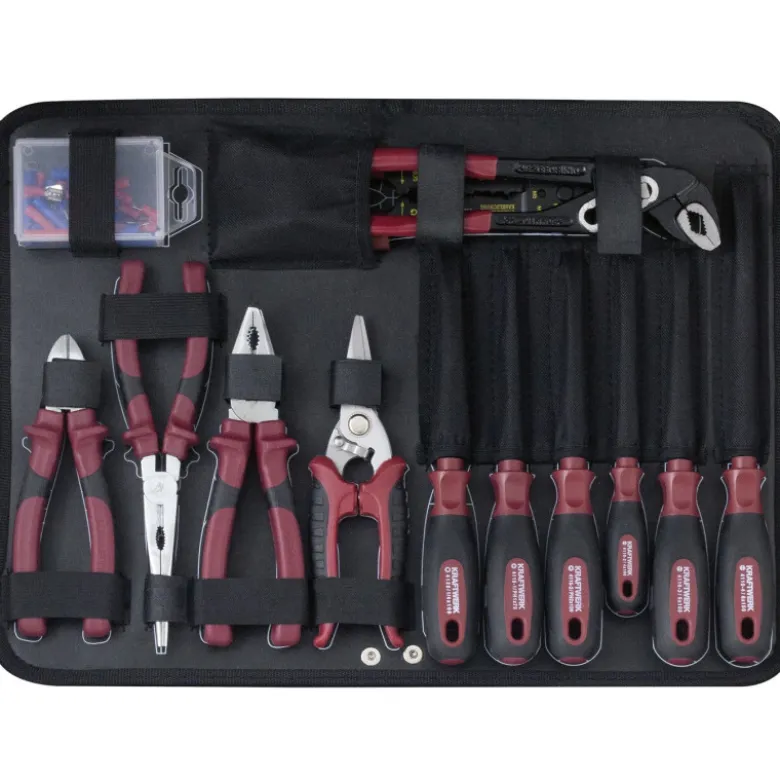Coffret d'outils professionnels avec perceuse BOSCH 264 pièces KRAFTWERK 3949