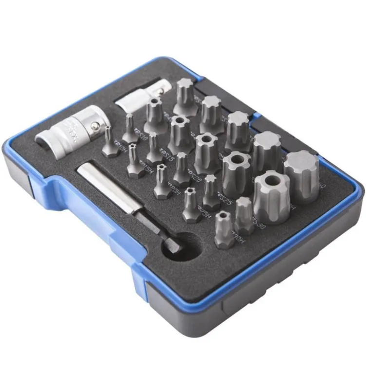 Coffret embouts ts plus - torx plus 1/4"- 3/8" (23pcs) CLAS OM 0645