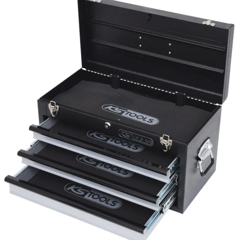 Coffret à outils 3 tiroirs avec compartiment supérieur KS TOOLS 891.0003