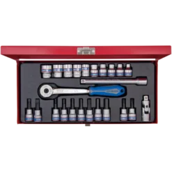 Coffret 3/8" 24Pcs - 322606 - Douilles Allen Renault King Tony - 3524MR06