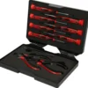 Coffret 10 Pièces de pinces et tournevis électroniques KS TOOLS 500.7180
