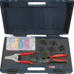 Coffret 8 pièces de pinces à sertir et à dénuder automatiques KS TOOLS 115.1400