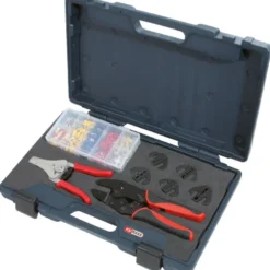 Coffret 8 pièces de pinces à sertir et à dénuder automatiques KS TOOLS 115.1400