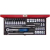 Coffret 3/8" 34 Pièces Version 12 Pans King Tony - 3034MR01