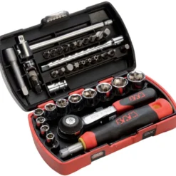 Coffret Pocket Light 39 Douilles Et Accessoires 1/4'' SAM Outillage - 73-R39