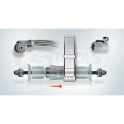 Coffret pour le montage et le démontage des roulements KS TOOLS 700.1700