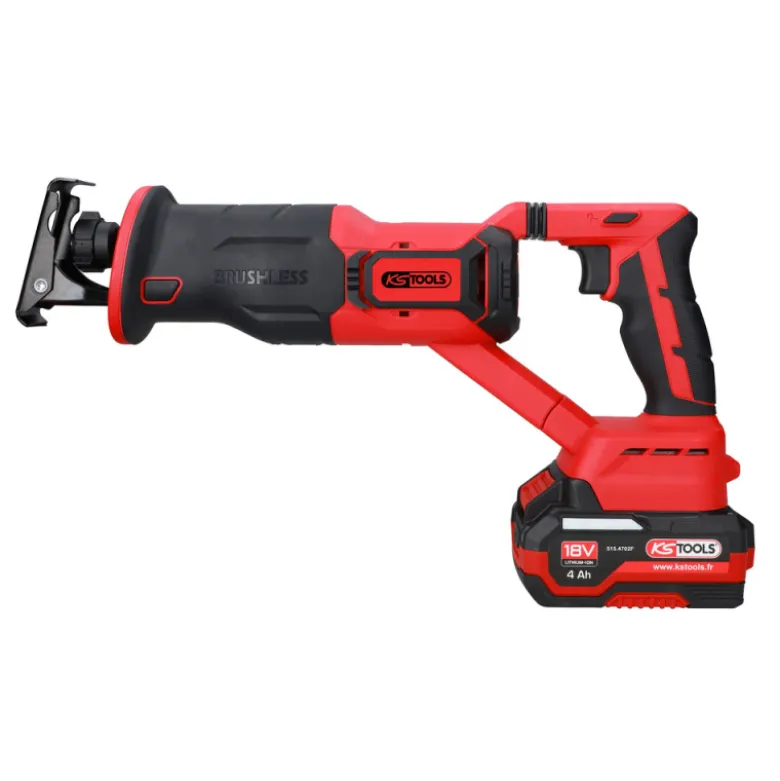 Coffret scie sabre sur batterie 18V avec 2 batteries et chargeur KS TOOLS - 515.4775F