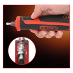 Coffret tournevis sur batterie et embouts eMONSTER 1/4" 27 pièces 6Nm KS TOOLS - 515.6550