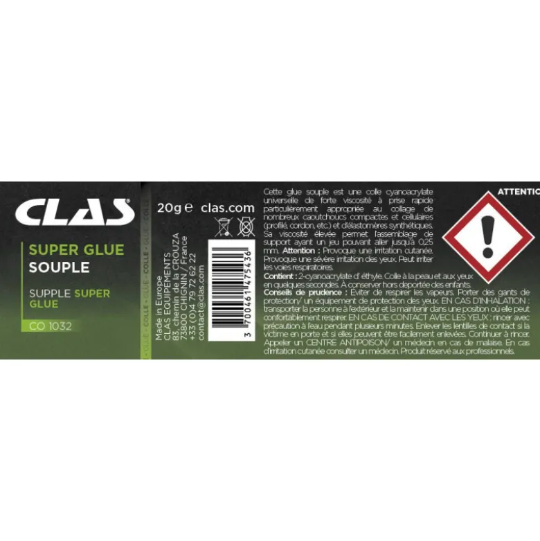 Colle instantanee souple 20g CLAS CO 1032