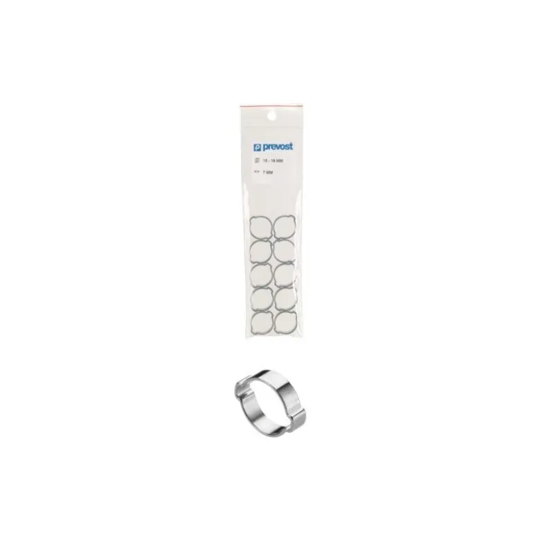 Colliers à 2 oreilles 37-40mm type standard en acier traité (par 10) PREVOST 3740P
