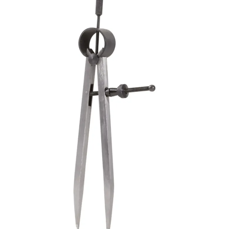 Compas droit à ressort, rayon 138 mm, L.150 mm sur carte KS TOOLS - 300.0402-E