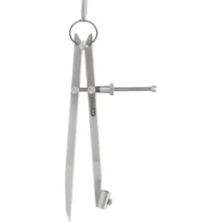 Compas porte-crayon à ressort L200 mm sur carte KS TOOLS - 300.0411-E