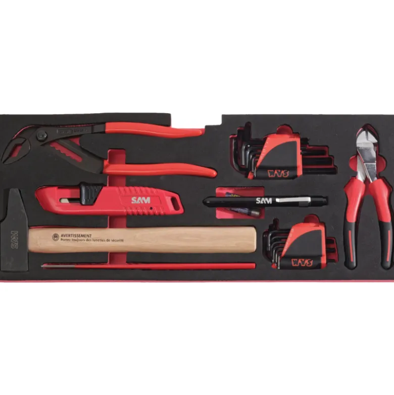 Composition de 120 outils avec une caisse de maintenance SAM - CP-120BOX