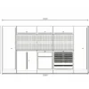 Composition de rangement SRM 3.6M - KS TOOLS 810.8053