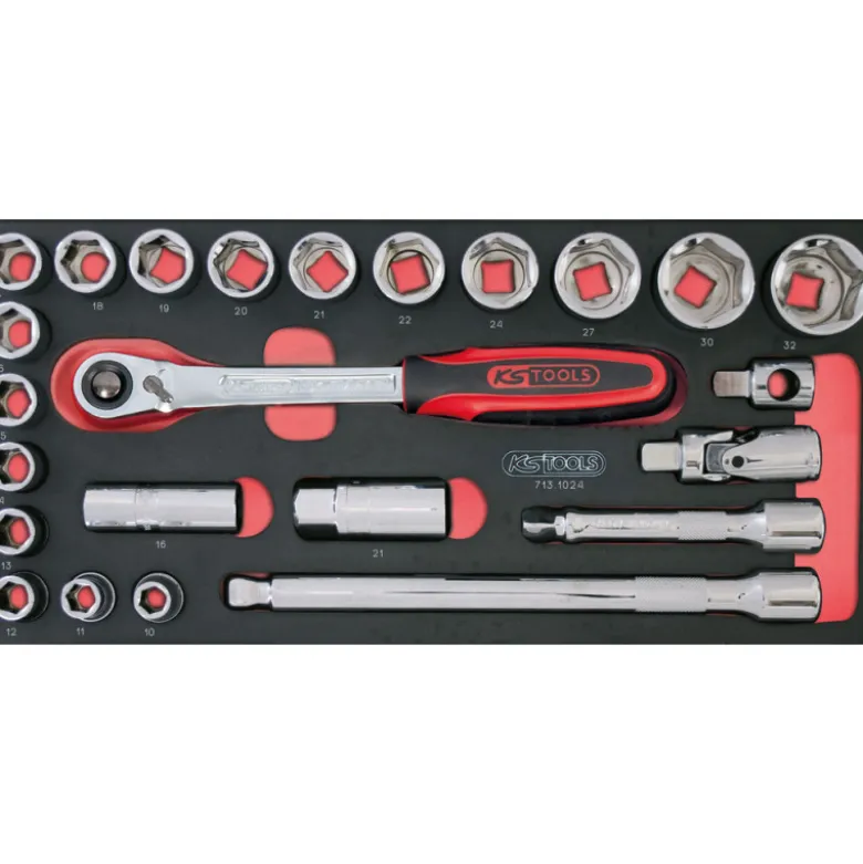 Composition d'outils PL 8 tiroirs pour servante, 354 pièces KS TOOLS 714.0330