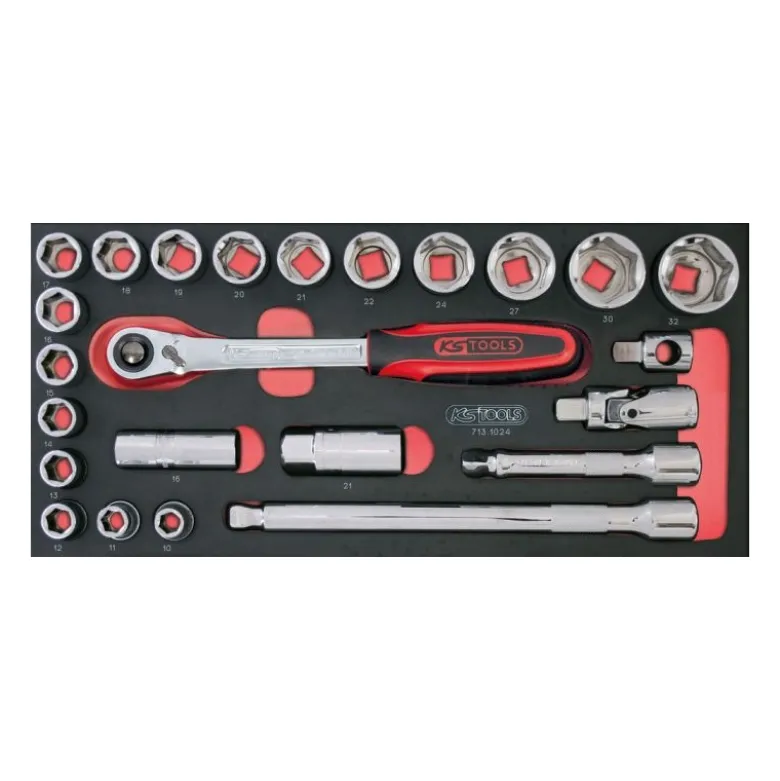 Composition d'Outils pour Carrosserie - 166 Pièces KS Tools - 714.0154
