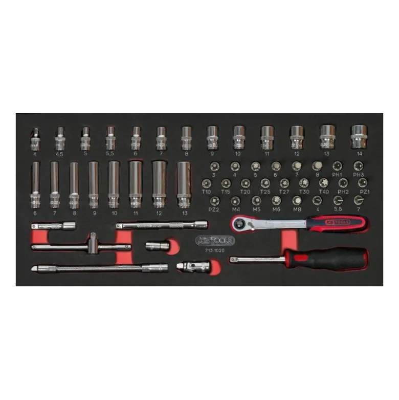 Composition d'Outils pour Carrosserie - 166 Pièces KS Tools - 714.0154