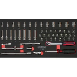 Composition d'outils pour servante 158 pièces KS TOOLS 714.0158