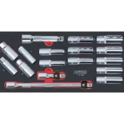Composition d'outils 4 tiroirs pour servante, 173 pièces KS TOOLS 714.0173