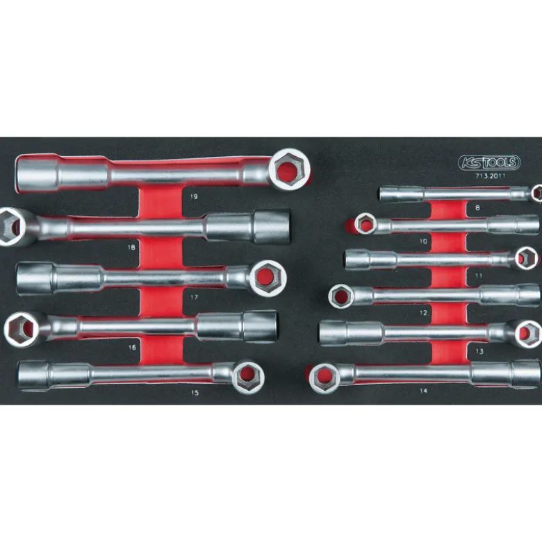 Composition d'outils 6 tiroirs pour servante, 202 pièces KS TOOLS 714.0202