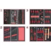 Composition d'outils 4 tiroirs pour servante, 241 pièces KS TOOLS 714.0241