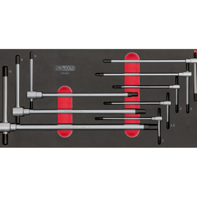 Composition d'outils 5 tiroirs pour servante, 311 pièces KS TOOLS 714.0311