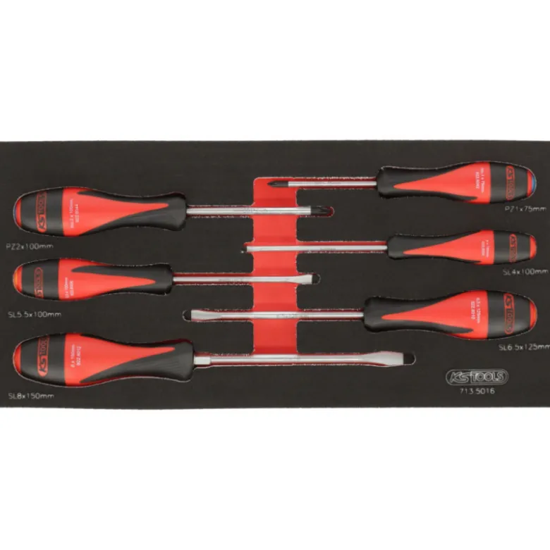 Composition d'outils 5 tiroirs pour servante, 311 pièces KS TOOLS 714.0311