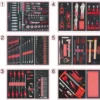 Composition d'outils 6 tiroirs pour servante, 455 pièces KS TOOLS 714.0452