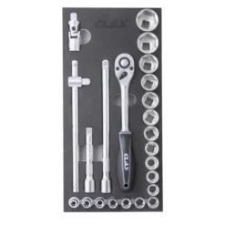 Composition 11 inserts 4 tiroirs 214 outils CLAS EG 4213