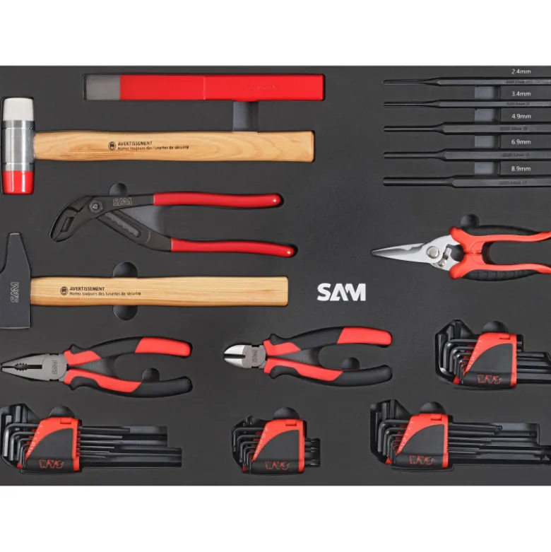 Composition 242 Outils Carrosserie SAM Outillage - CP-242CAR
