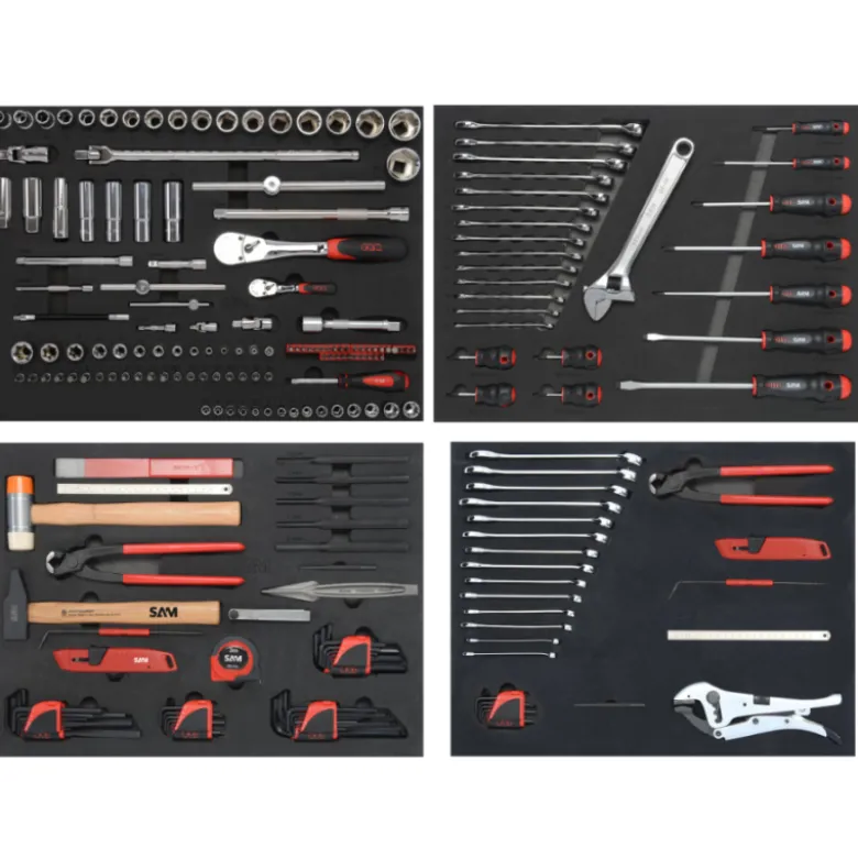 Composition 200 Outils En Module Mousse SAM Outillage - CPP-200PM