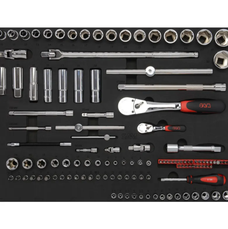 Composition 200 Outils En Module Mousse SAM Outillage - CPP-200PM