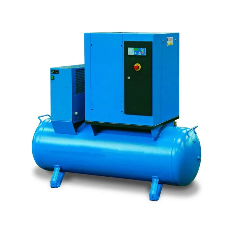 Compresseur d'air a vis 10cv sur reservoir + secheur CLAS OP 3622