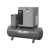 Compresseur d'air a vis 15cv sur reservoir + secheur CLAS OP 3610