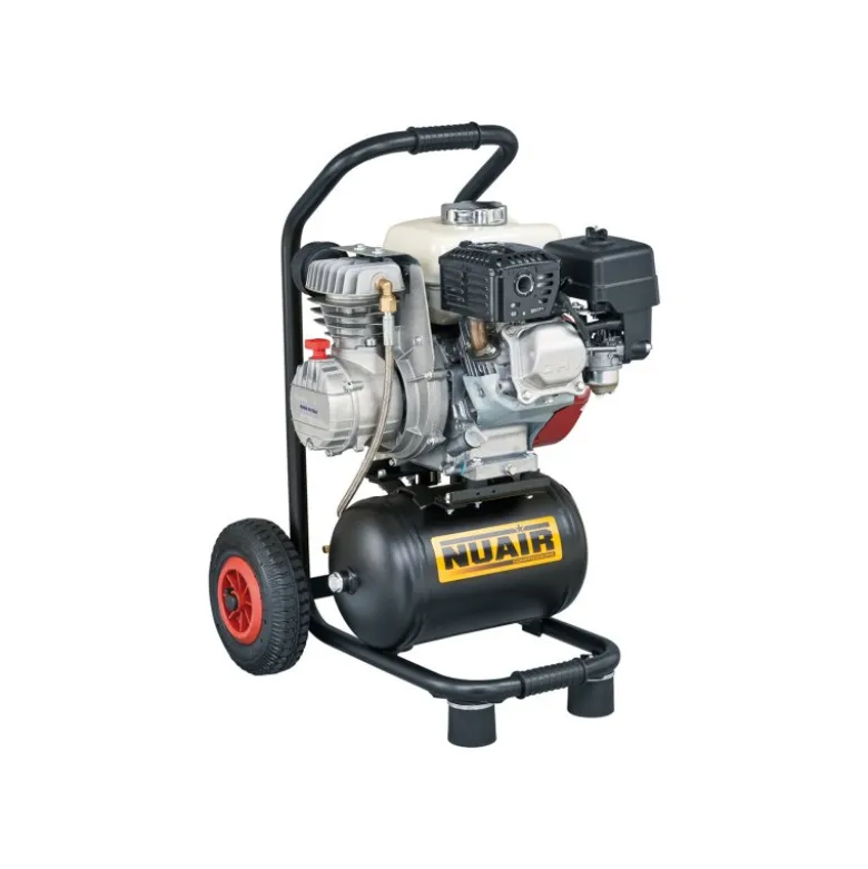 Compresseur d'air à moteur thermique 4 CV, 10 L NUAIR 119050NU