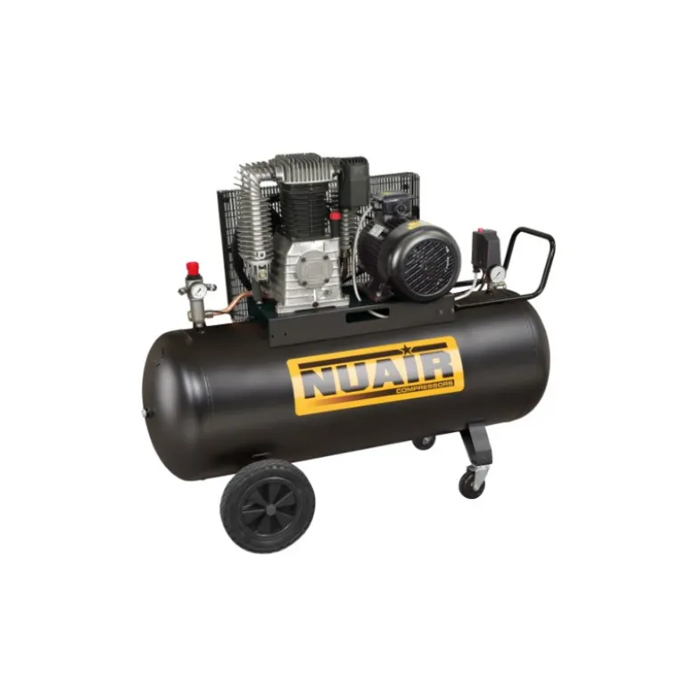 Compresseur d'air à piston 5.5CV, 270L, 11 bar, 400V triphasé - NUAIR 178813NU