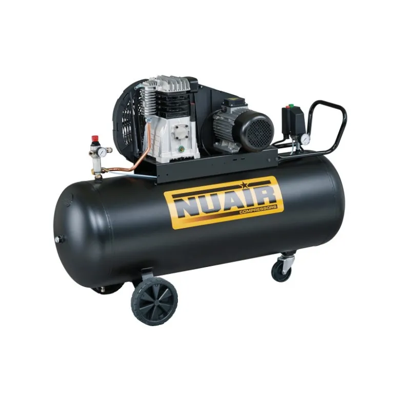 Compresseur d'air à piston 4 CV, 200L, 400 tri NUAIR 162510NU